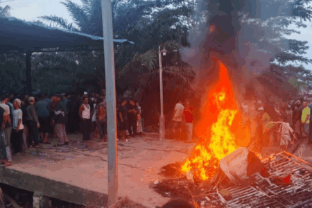 Polisi Palak Emak-Emak Viral