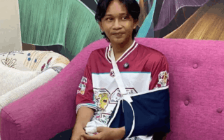 Fajar Sadboy Kecelakaan Tunggal