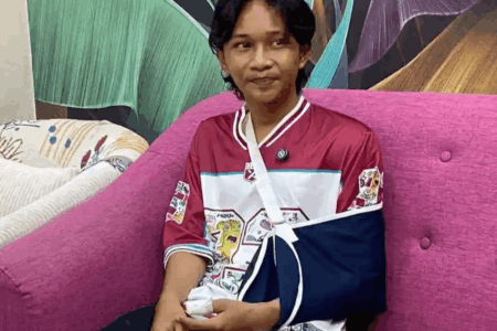 Fajar Sadboy Kecelakaan Tunggal