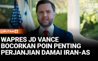 kesepakatan damai as-iran - ilustrasi artikel Wapres Vance: Kesepakatan Damai AS-Iran Buka Selat Hormuz