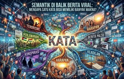 satu kata - ilustrasi artikel Semantik di Balik Berita Viral: Mengapa Satu Kata Bisa Memiliki Banyak Makna?