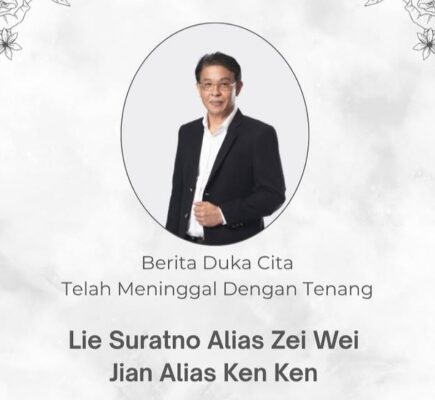 zei wei jian - ilustrasi berita Kader Gerindra Zei Wei Jian Tutup Usia, Disemayamkan di Grand Heaven Pluit