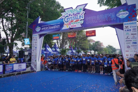 crystalin runxperience - ilustrasi berita Crystalin RunXperience 2026 di Surabaya Sukses, 3.500 Pelari Hadir dan 30…