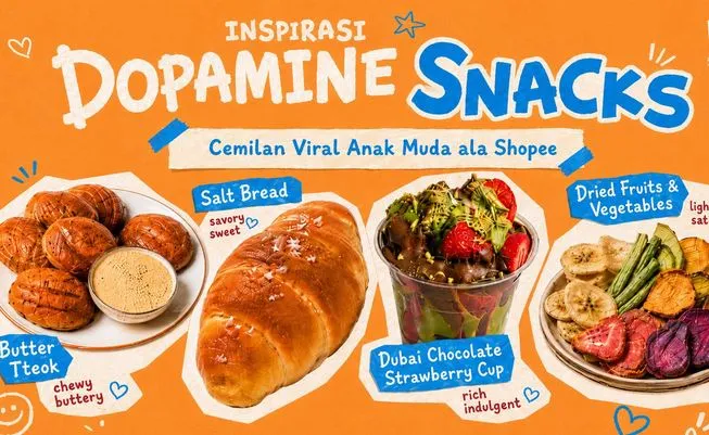 dopamine snacks Dopamine Snacks: 4 Cemilan Viral yang Mudah dopamine snacks - ilustrasi artikel Dopamine Snacks: Tren Cemilan Viral yang Digemari Gen Z