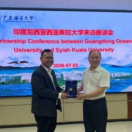 kolaborasi riset ai - ilustrasi berita USK dan Guangdong Ocean University Perkuat Kolaborasi Riset Berbasis AI