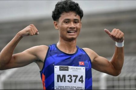 danish iftikhar - ilustrasi berita Danish Iftikhar Tampil di Final 100m U20 2026 di Oregon dan Finis Kedelapan