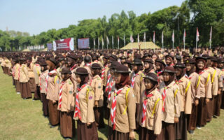 hari pramuka 2026 - ilustrasi berita Hari Pramuka 2026: Tema, Logo, dan Susunan Upacara Bendera Ditetapkan