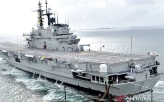 pangkalan kapal induk - ilustrasi berita TNI AL pastikan pangkalan kapal induk di Lampung siap sambut Garibaldi