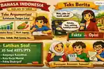 latihan soal asts - ilustrasi berita Latihan Soal ASTS Bahasa Indonesia Kelas 11 Semester 1 Kurikulum Merdeka: 35 Soal…