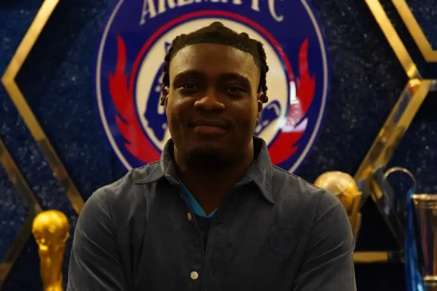 samuel otusanya Samuel Otusanya Jadi Pemain Asing ke-11 Arema FC untuk Super… samuel otusanya - ilustrasi berita Samuel Otusanya Jadi Pemain Asing ke-11 Arema FC untuk Super League 2026/2027
